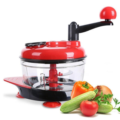 Hand Food Chopper, Vegetable Quick Chopper Manual Food Processor - Super Treasure